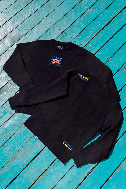 Black sweater