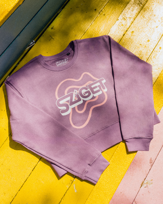 Purple Cropp Sweater
